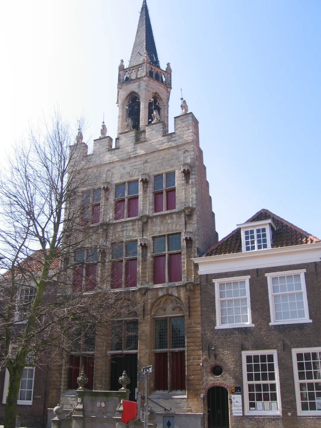 Zicht op een deel van het Stadhuis van Tholen, Hoogstraat 12, 4691 CB Tholen