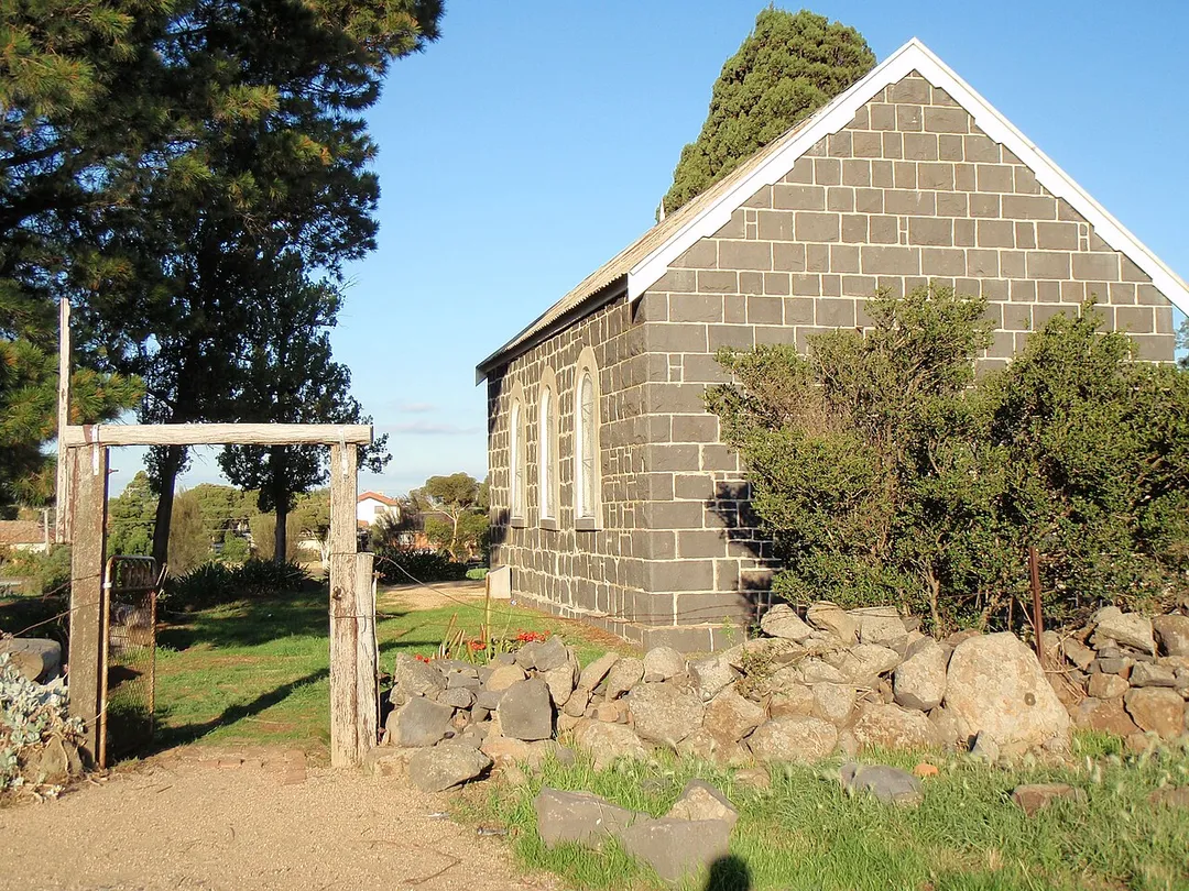 The historic Lutheran Church in Westgarthtown (Thomastown), Melbourne, Victoria.
