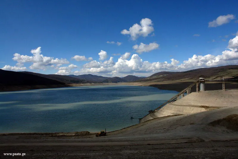 Sioni Reservoir in eastern Georgia