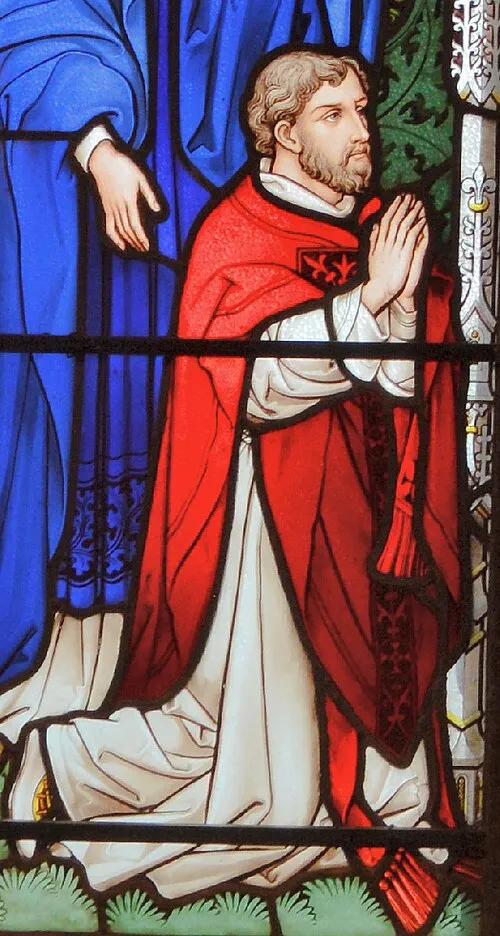 Padley Chapel, Nicholas Garlick praying