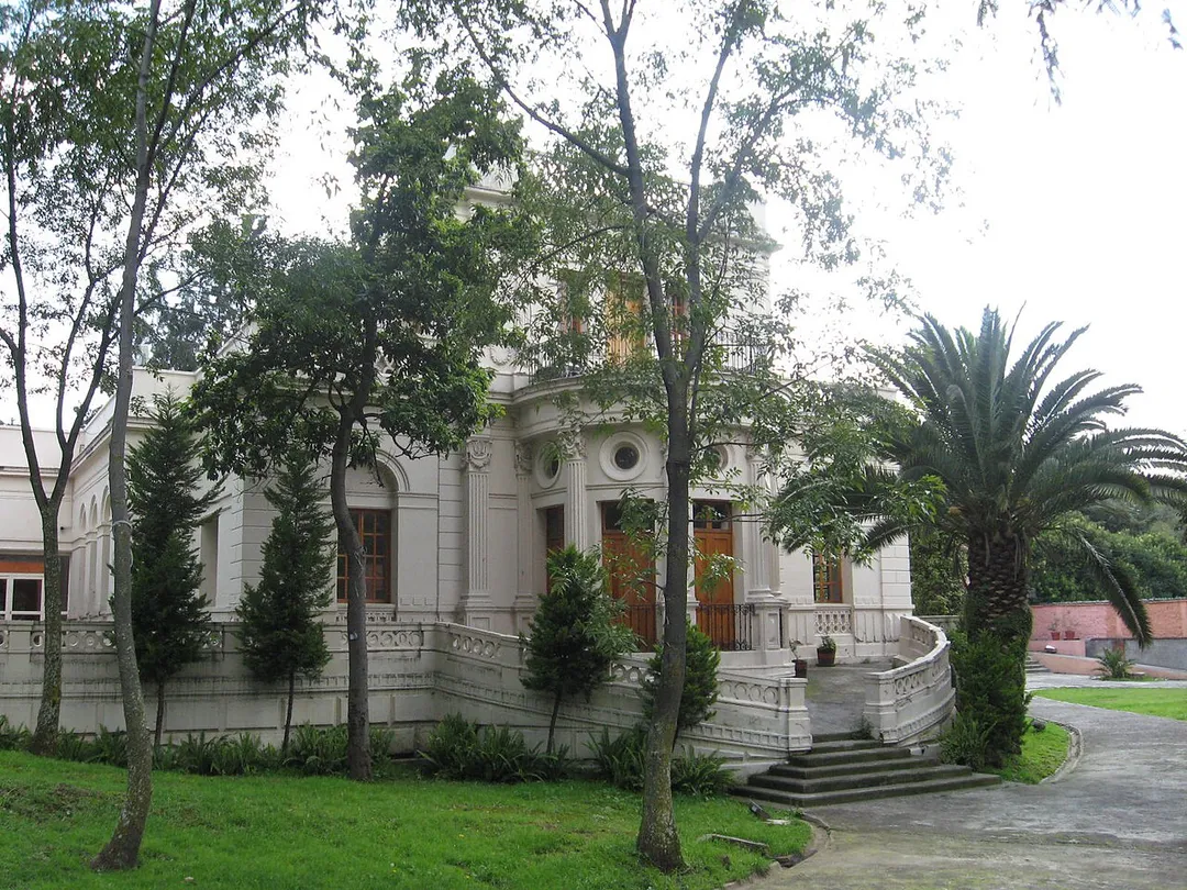 Main house at Instituto de la Ciencia y la Cultura de Tlalpan (Institute of Science and Culture of Tlalpan) Javier Barros Sierra in the Tlalpan Borough in Mexico City