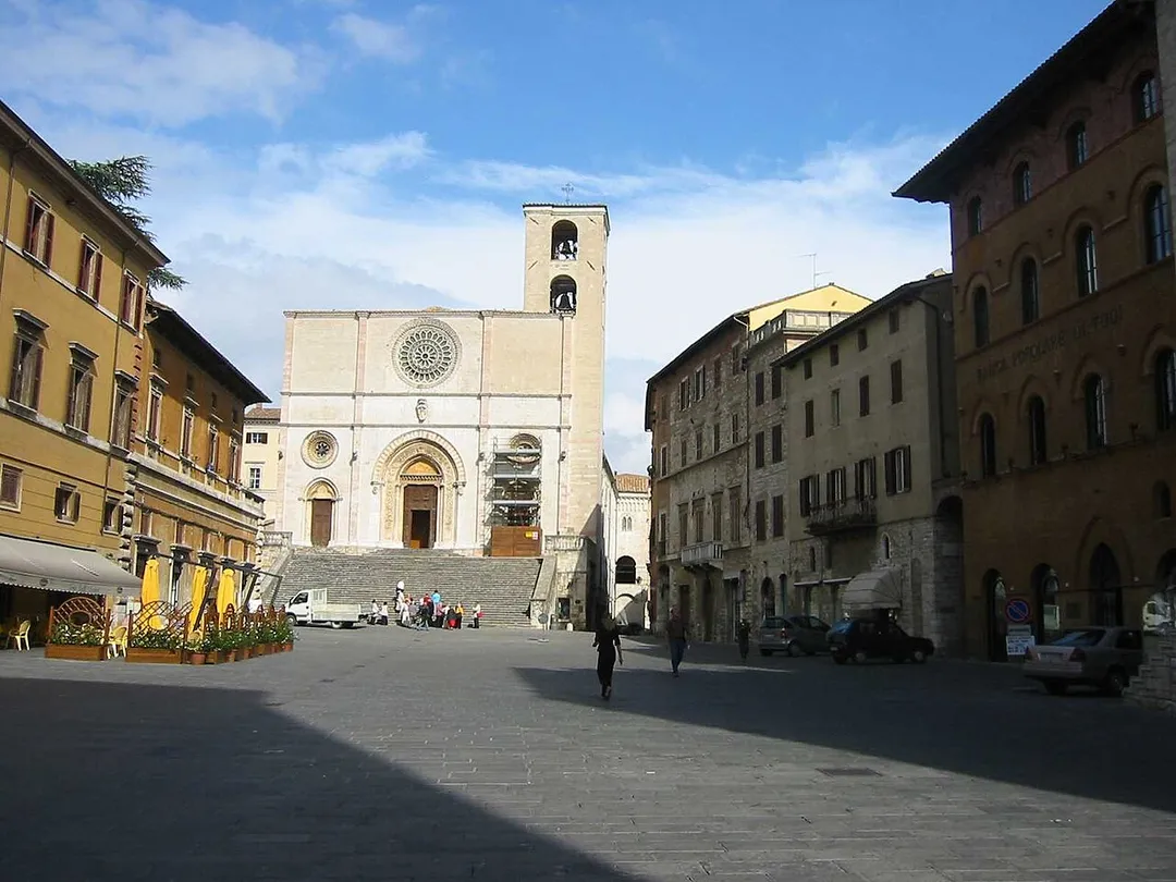 Veduta del centro di Todi