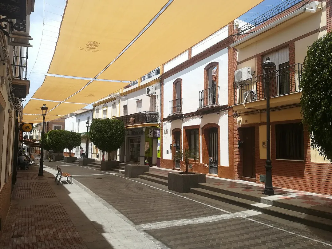 Calle Navarro Caro. Tomares, provincia de Sevilla, Andalucía, España.