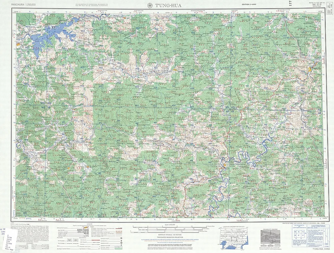 Manchuria AMS Topographic Maps