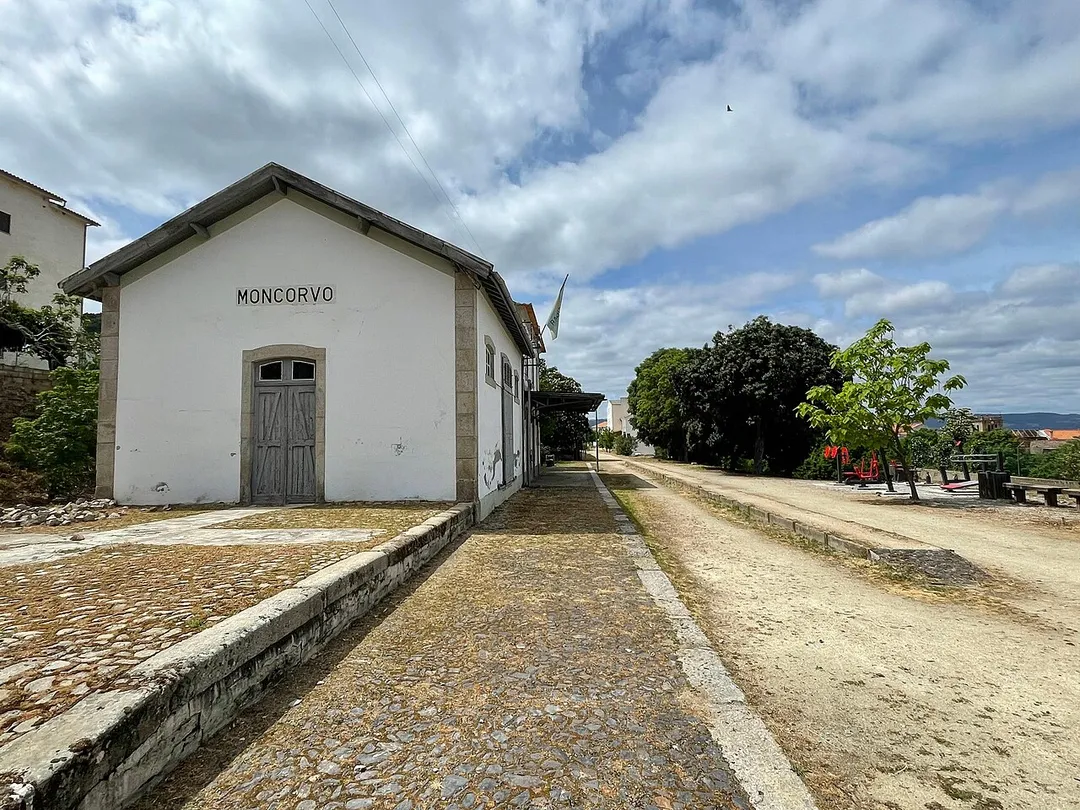 Moncorvo train station, Sabor railway line, Portugal