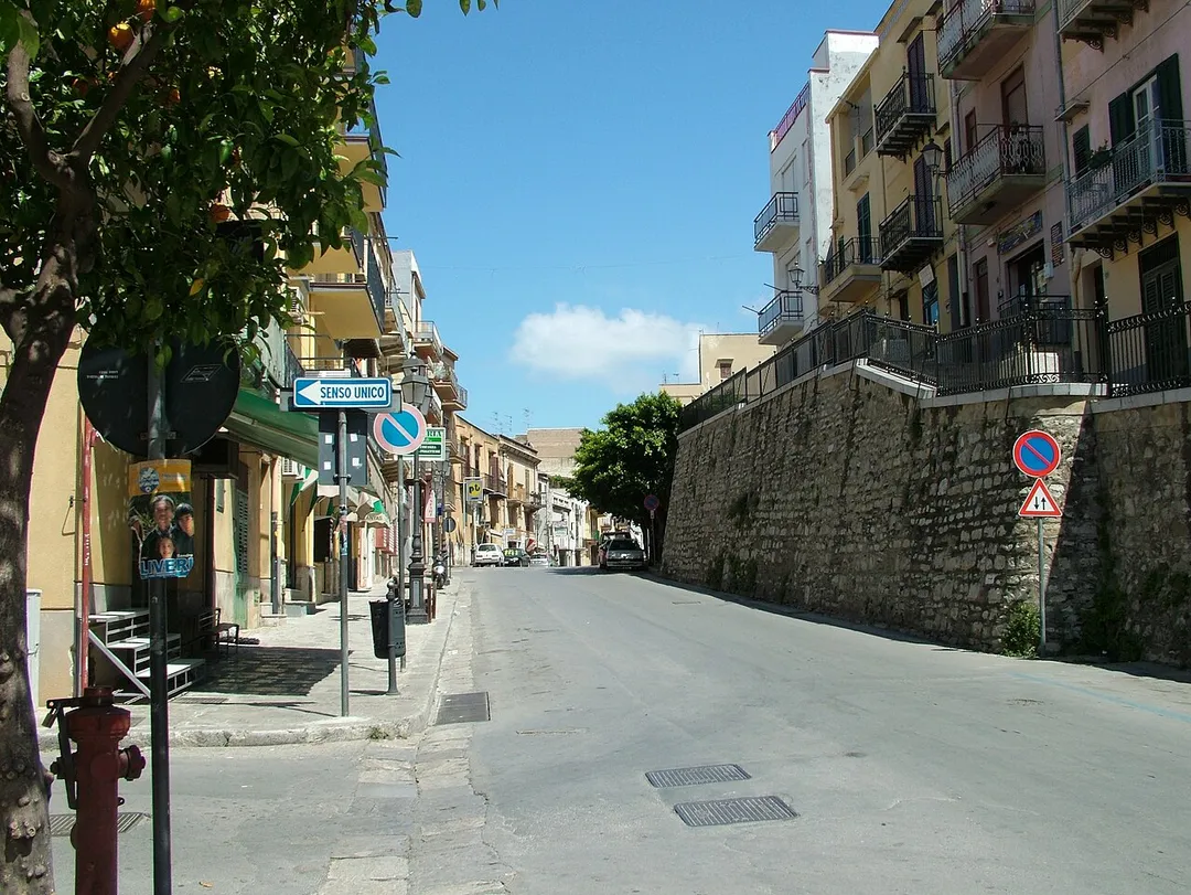 Trabia, Sizilien, eine Straße