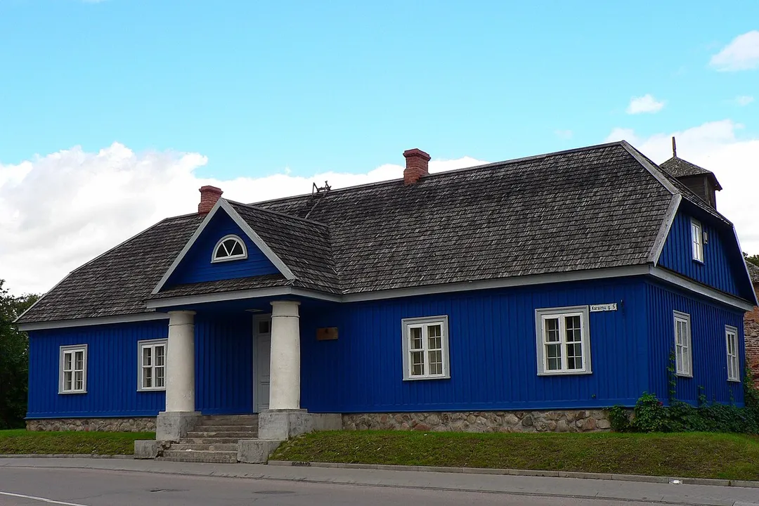 The Old Post Office building in Trakai, Lithuania