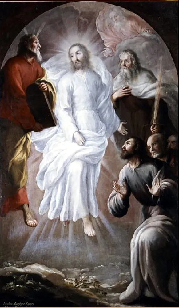 Transfiguration of Christ. Collection of the National Museum of the Viceroyalty, Tepotzotlán.