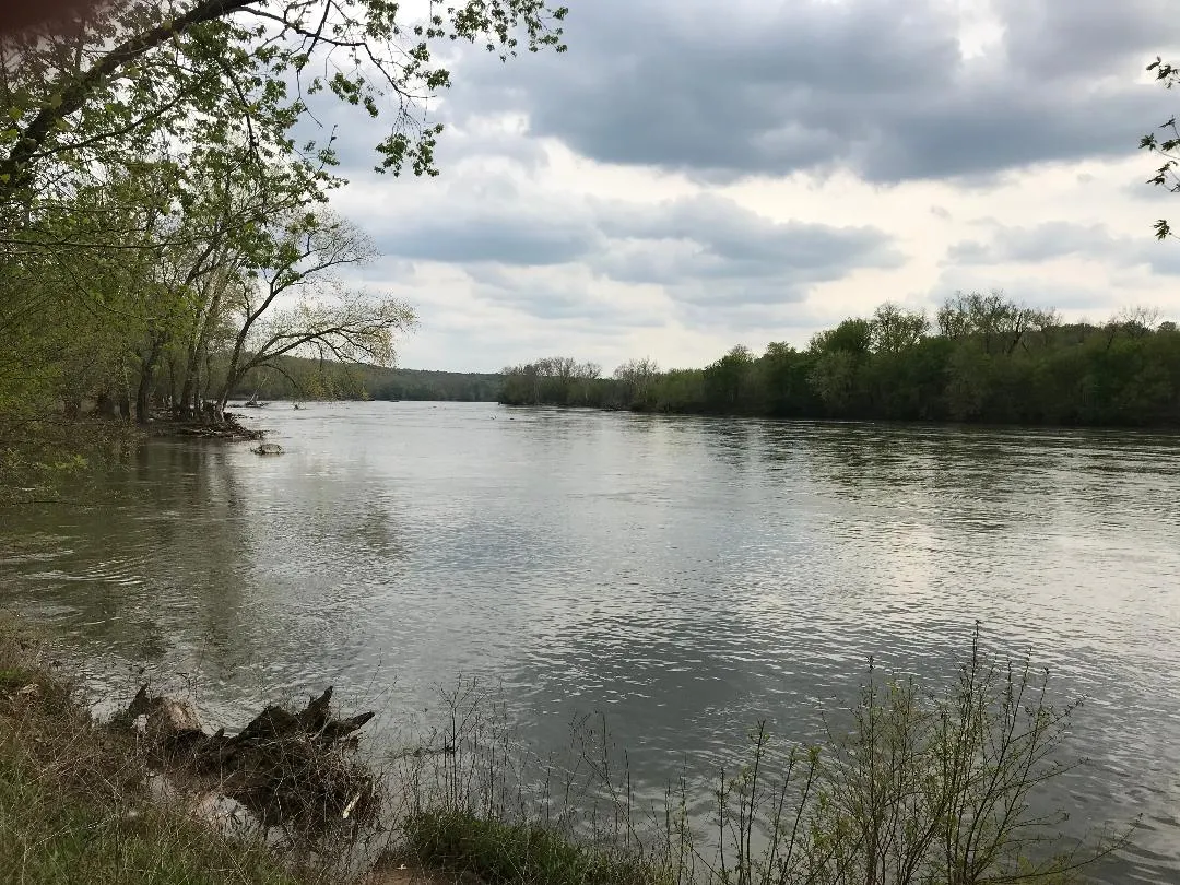 This is the view of the Potomac River from the picnic area at Swains Lock in the C&amp;O National Historical Park in Travilah/Potomac, Maryland.