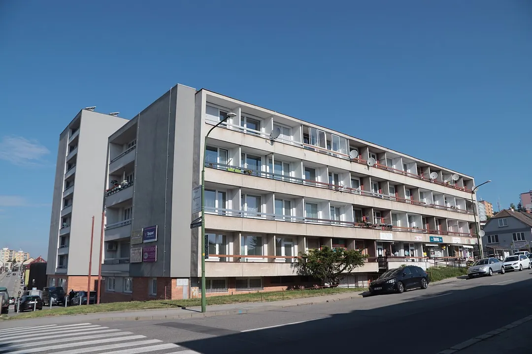 Overview of Hotel ATOM in Jelínkova street in Třebíč, Třebíč District.