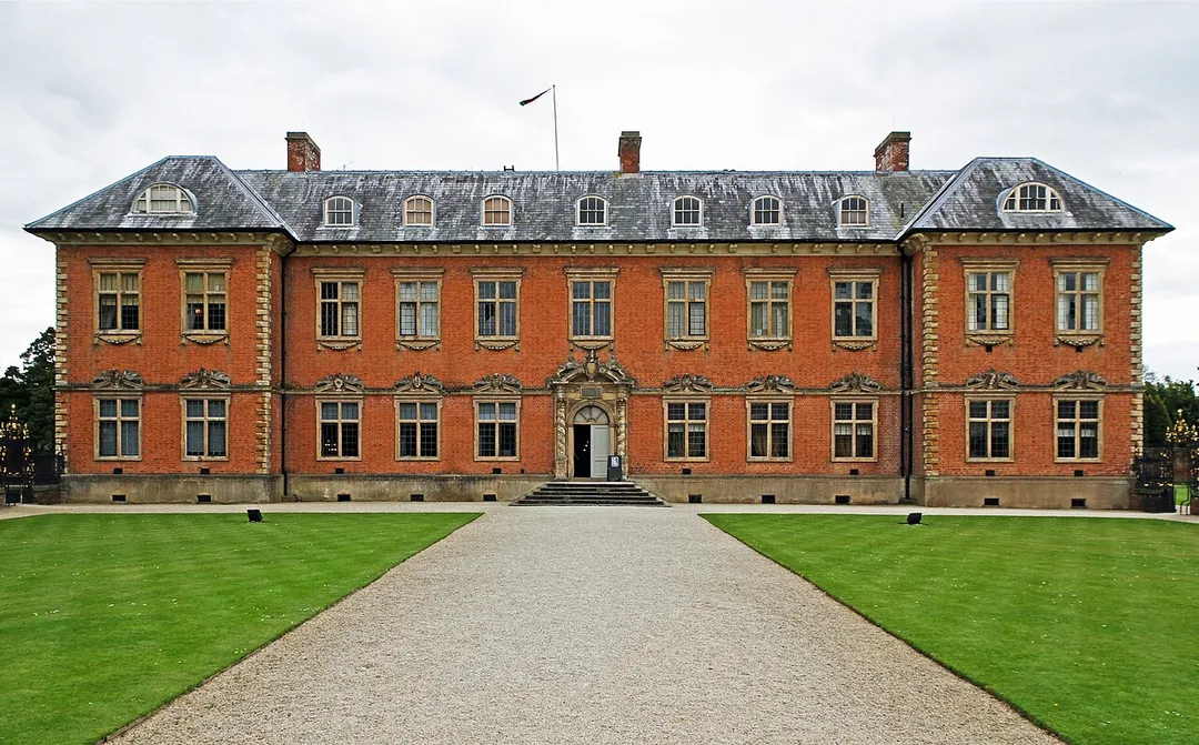 Northwestern façade of Tredegar House, Newport, south Wales