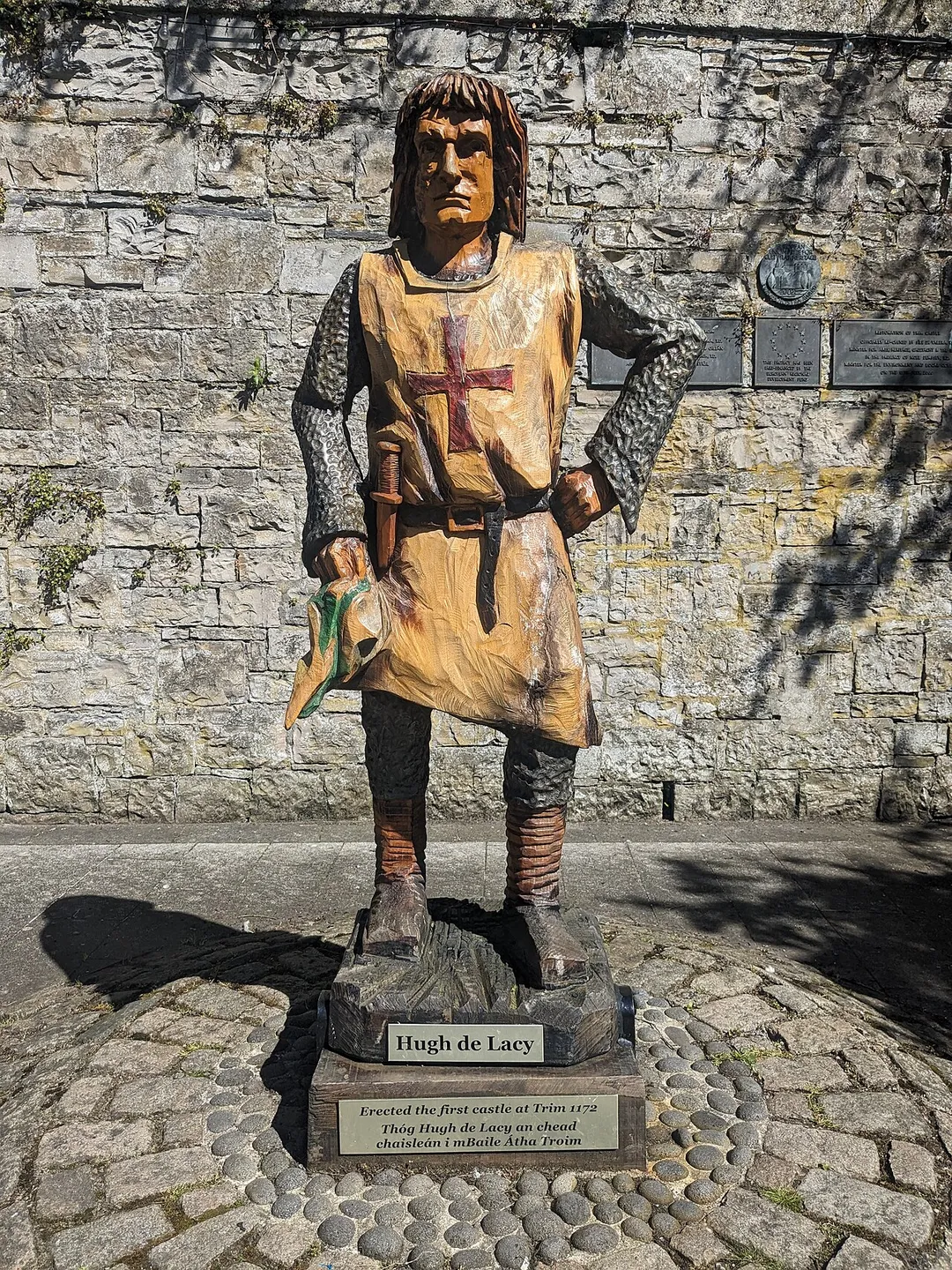 Hugh de Lacy: Erected the first castle at Trim 1172.