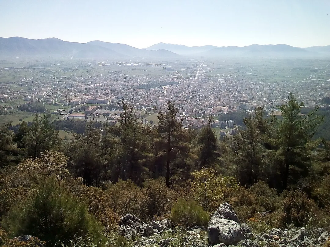 A view from Agias Theodoras
The seat of Theodoros Kolokotronis