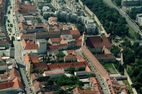 Trnava, Slovakia, aerial photography