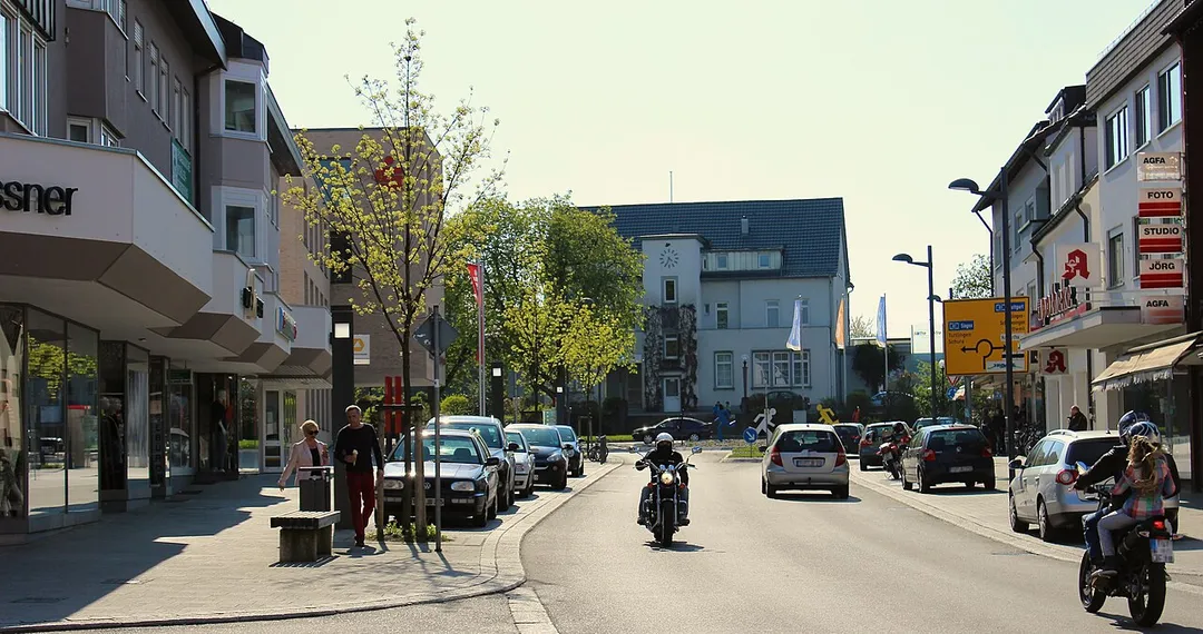 Die Hauptstraße in Trossingen.