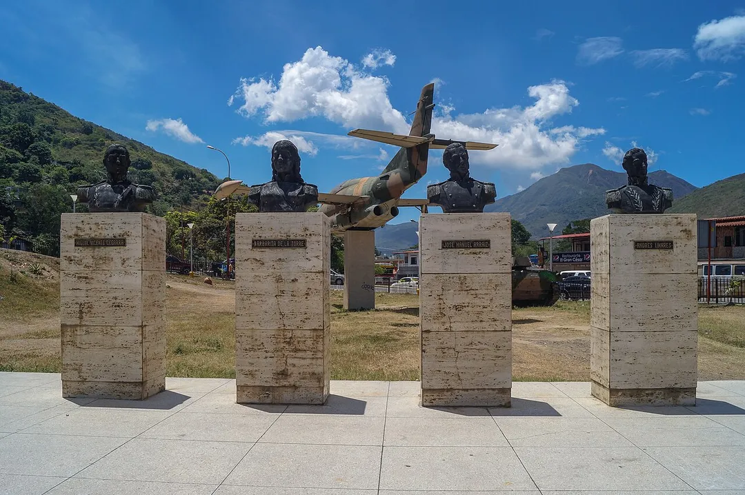 Heroes trujillenses. Parque Fuerzas Armadas Nacionales. Trujillo. Venezuela