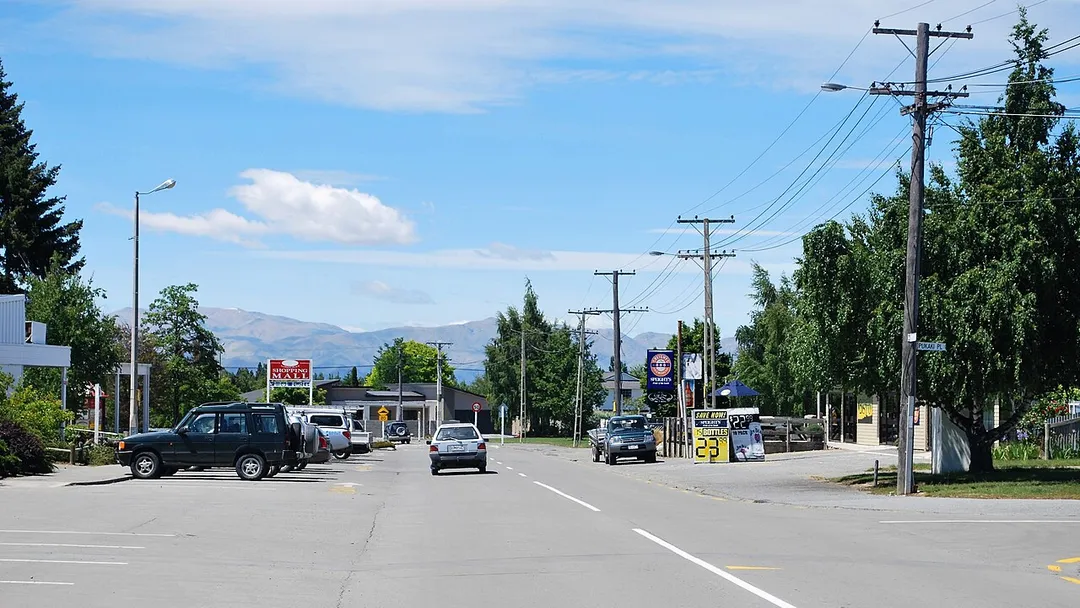Tasman Road in Twizel, New Zealand