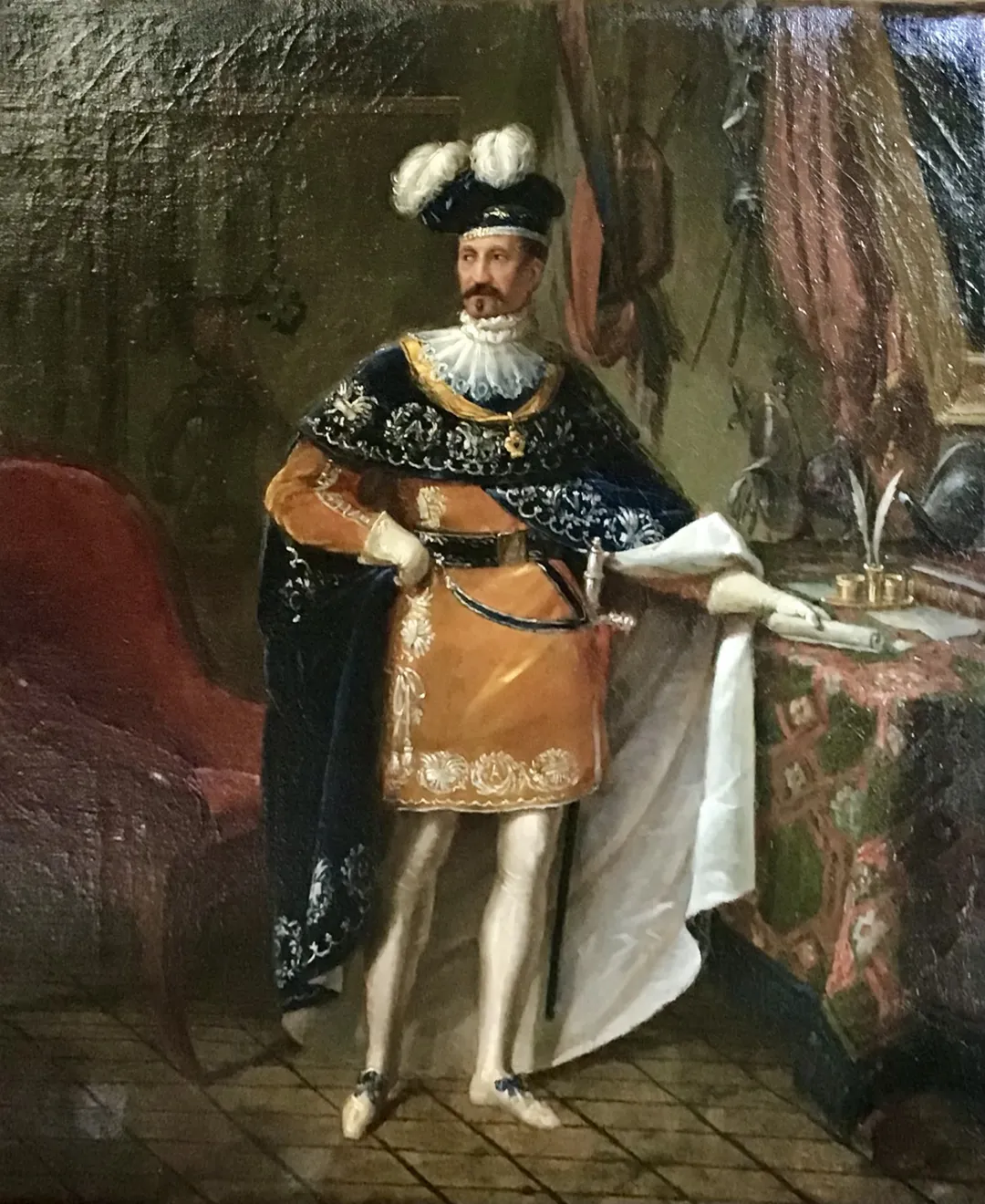 Ritratto di Ambrogio Uboldo nelle Vesti da Cavaliere dell'Ordine Imperiale della Corona Ferrea