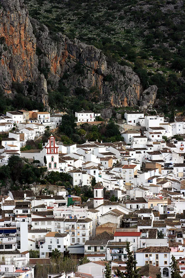 The Andalusian town of Ubrique, one of the many pueblos blancos (white towns) in the region.