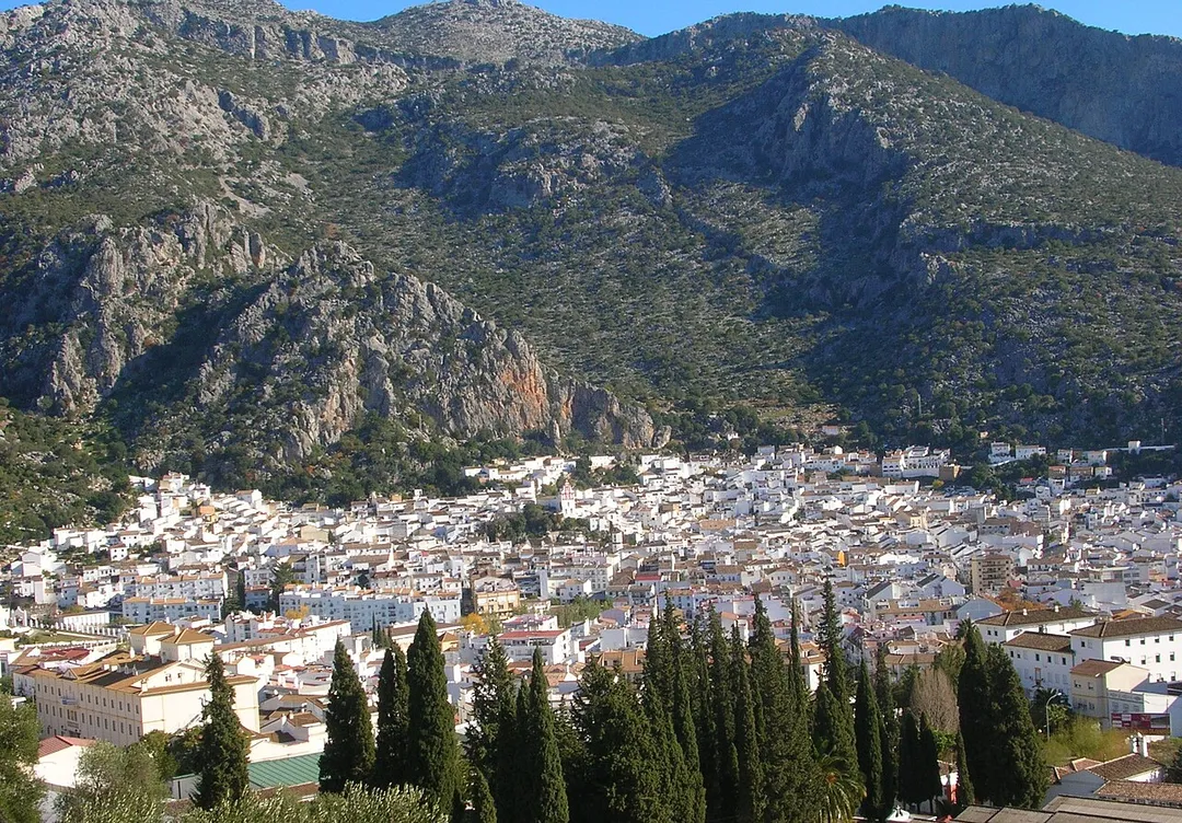 Vue générale d'Ubrique (Andalousie, Espagne)