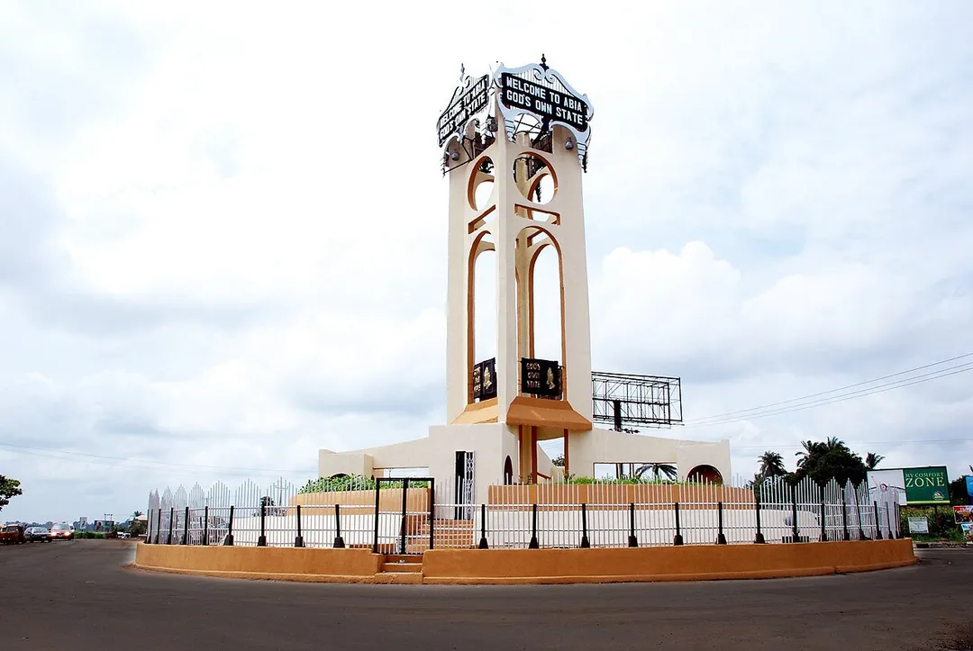 The Abia state tower is an identity landmark in Abia state.