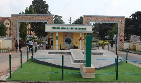 This photo shows the Federal Medical Centre in Umuahia