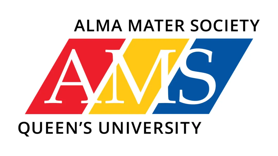 The logo of the Alma Mater Society, the undergraduate student body of Queen's University.