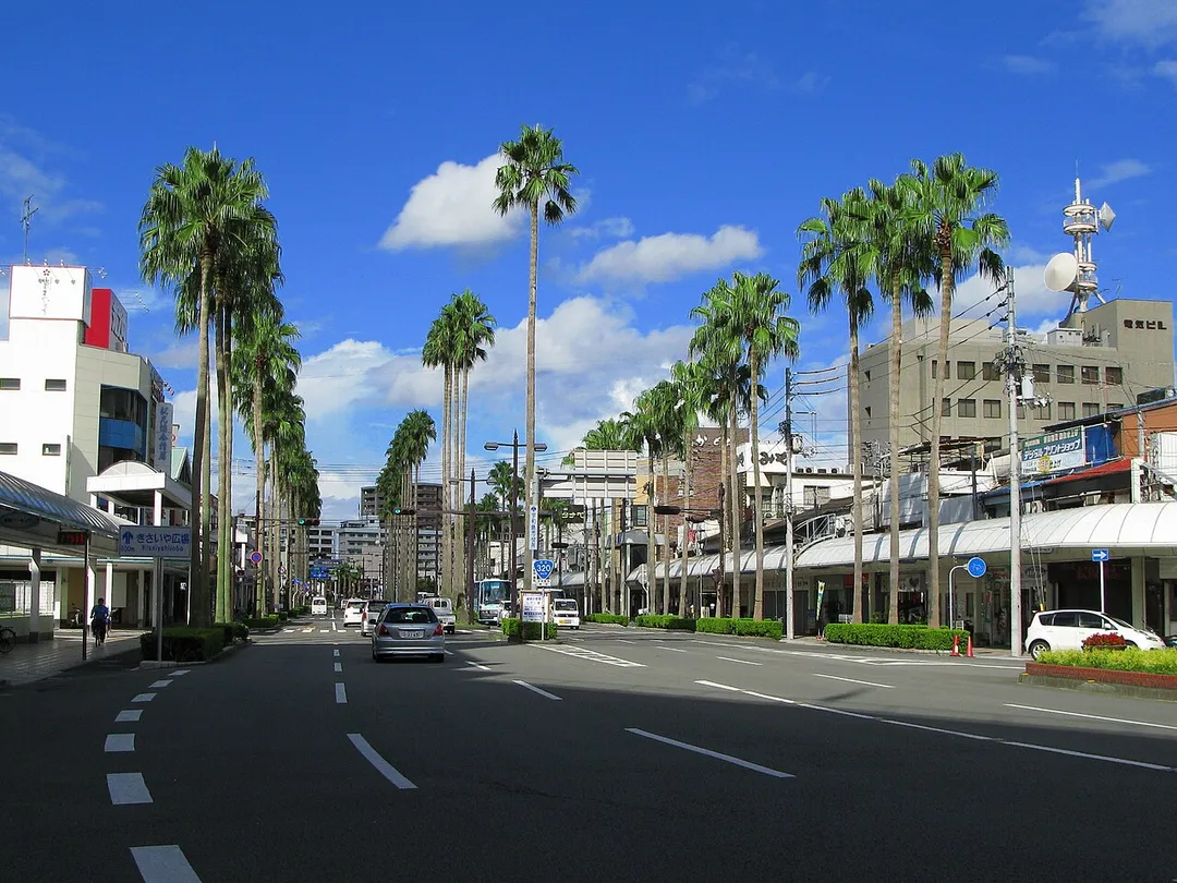 Route 320 in Uwajima (Uwajima, Ehime)