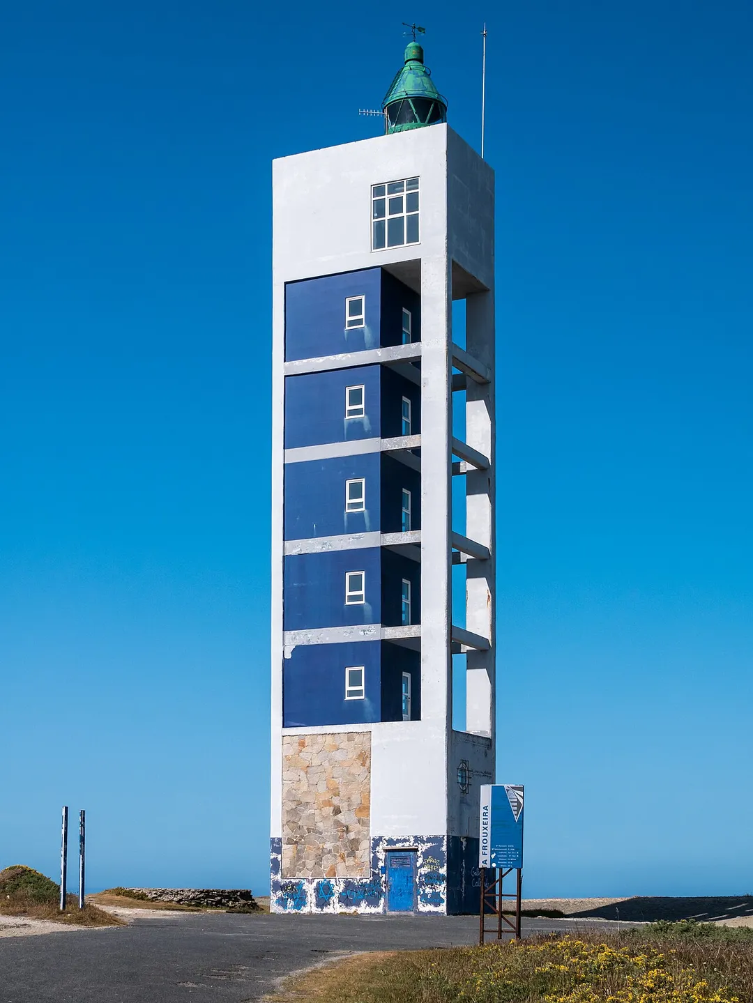 Frouxeira Lighthouse. Valdoviño, Galicia, Spain