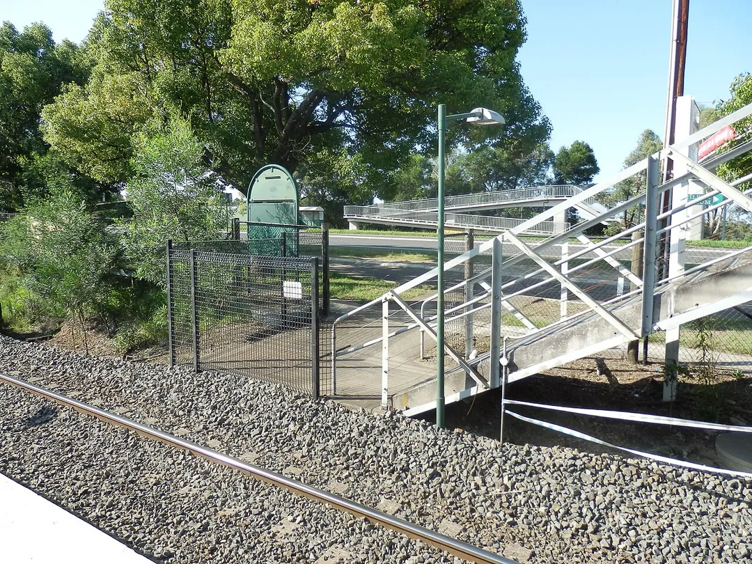 Exit and entrance to the station.