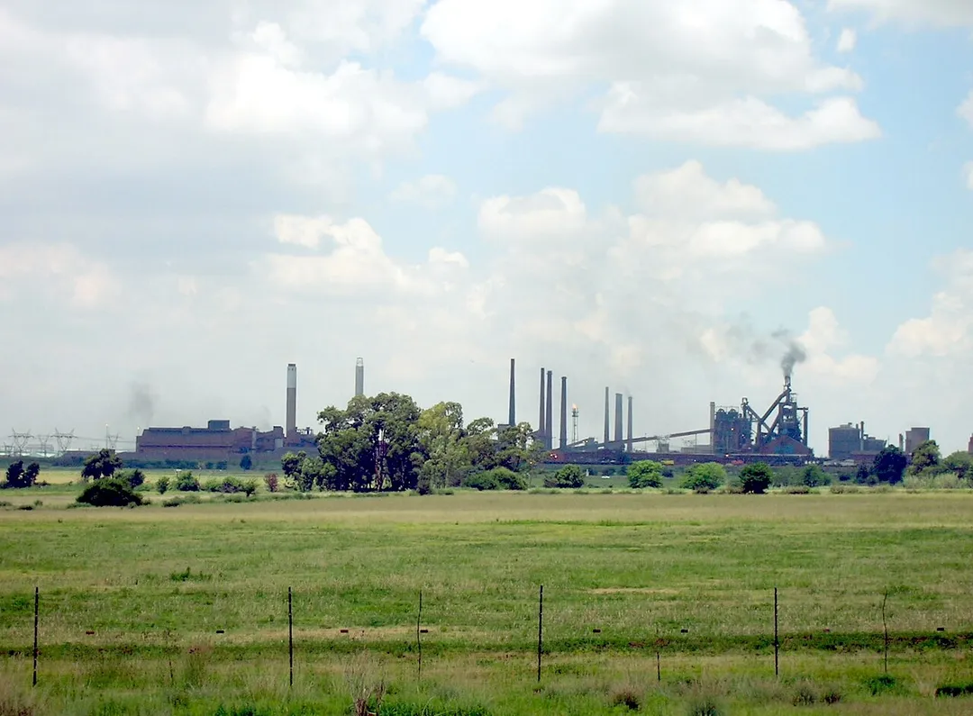 The Mittal Steel mill at Vanderbijlpark, South Africa.