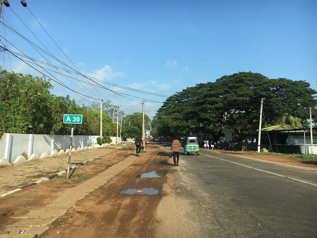 An road in Northern Province