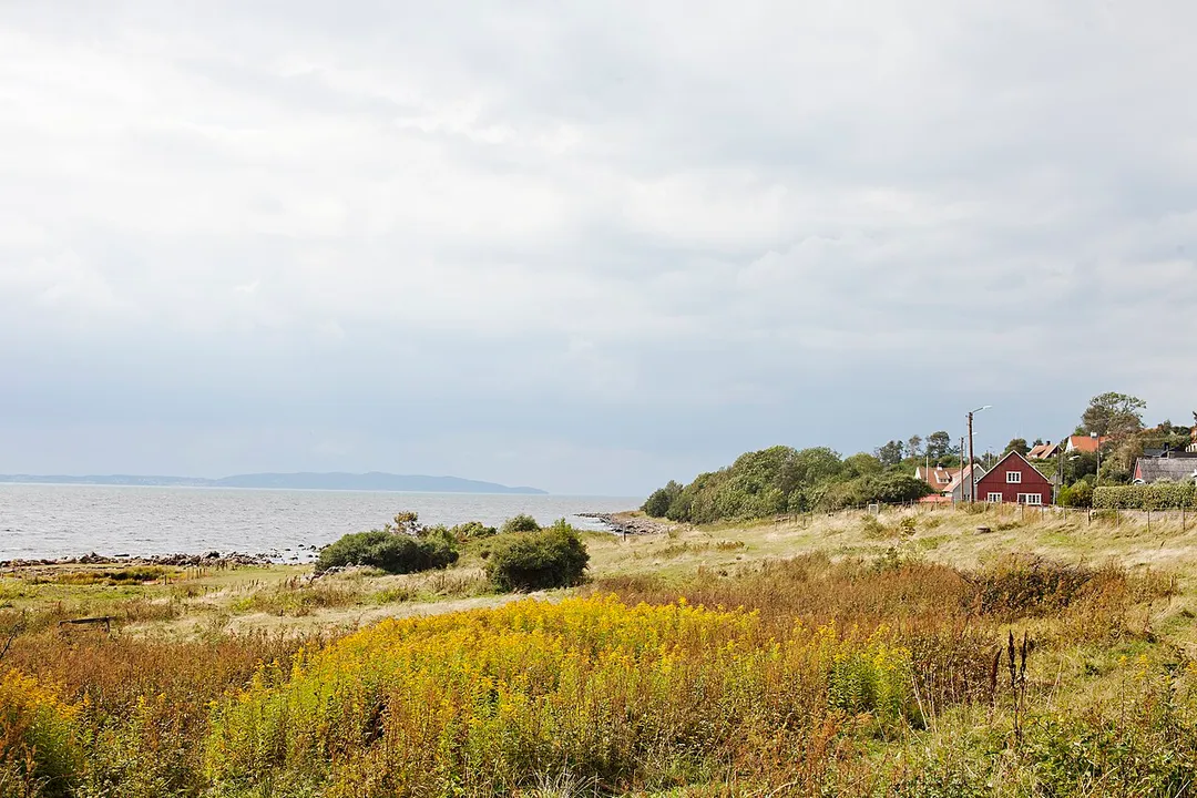 Kustlandskap vid i Magnarp-Vejbystrand.
