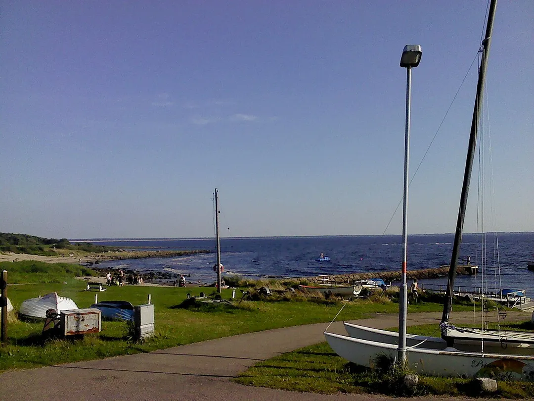 Magnarp beach in Ängelholm, Scania, Sweden. July 2012.