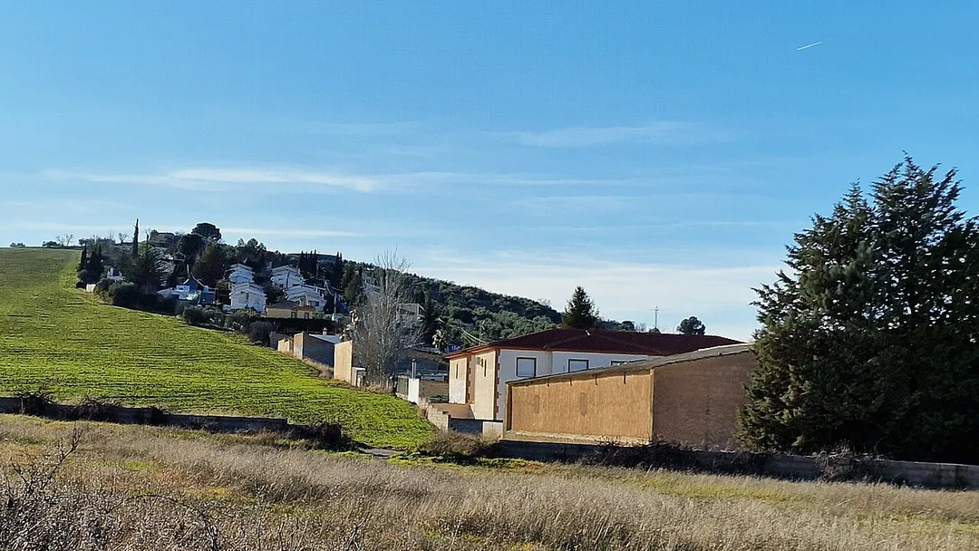 Vista parcial de la localidad de Ventas de Huelma (provincia de Granada, España).