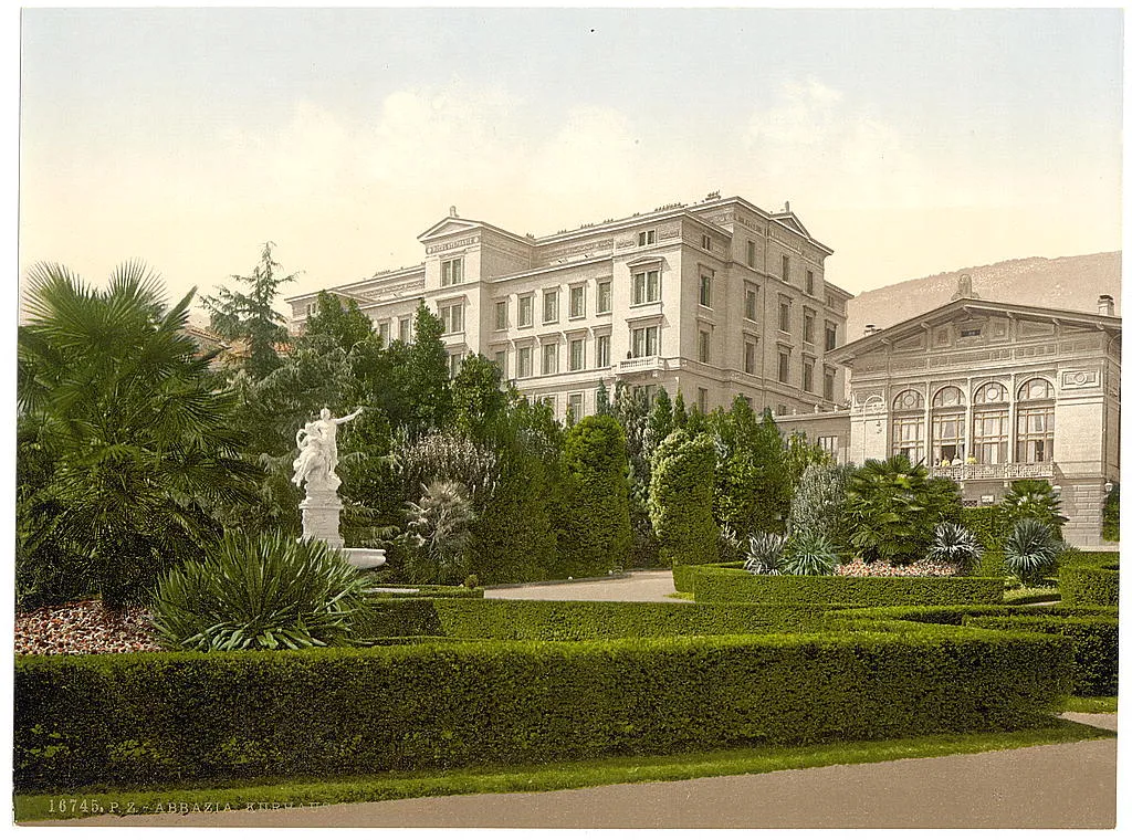 Abbazia, Hotel Stephanie und Park, Österreich-Ungarn, 1890er