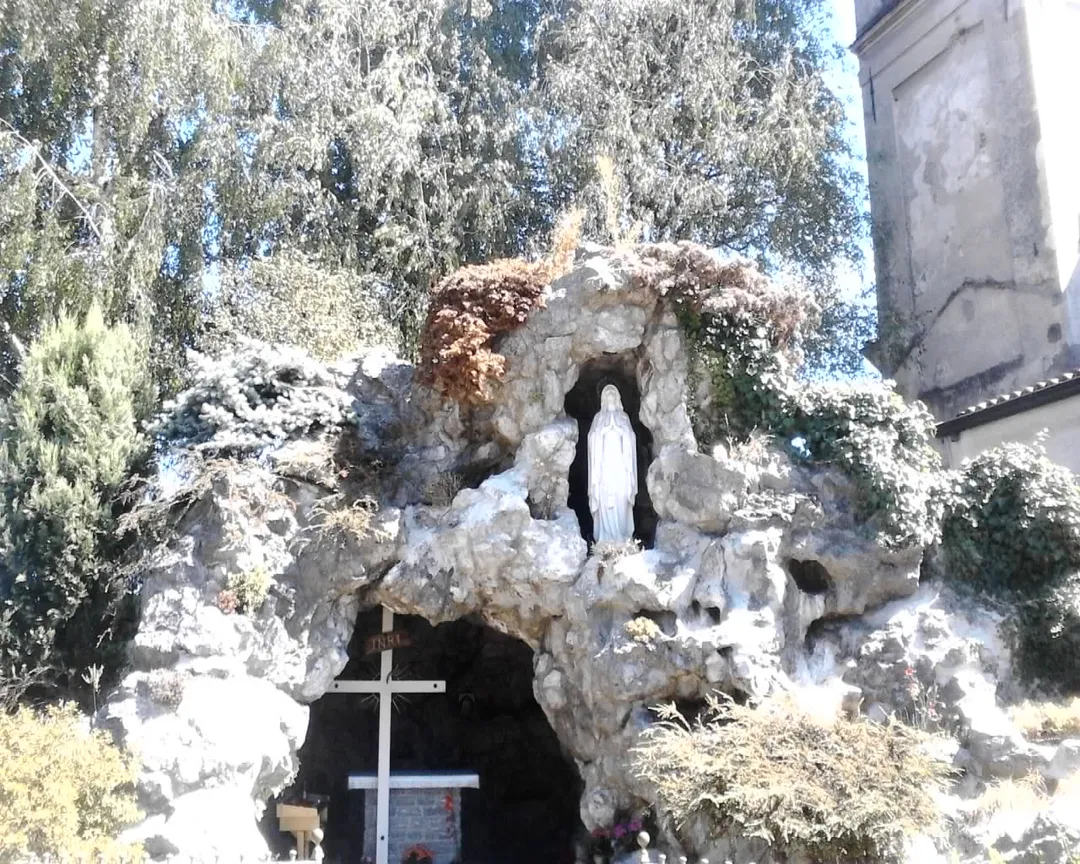 Statue of the Virgin Mary in Verano Brianza ITALY