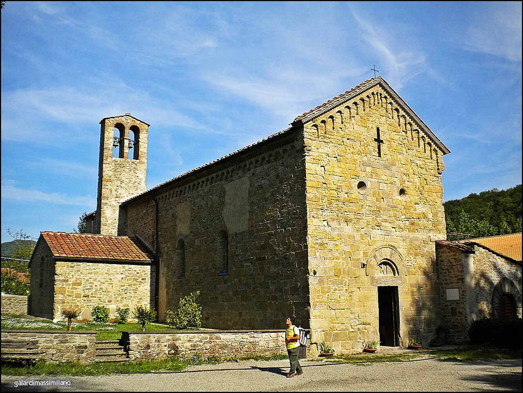 the abbey of Santa Maria is located near Montepiano (La badia) in the Vernio commune