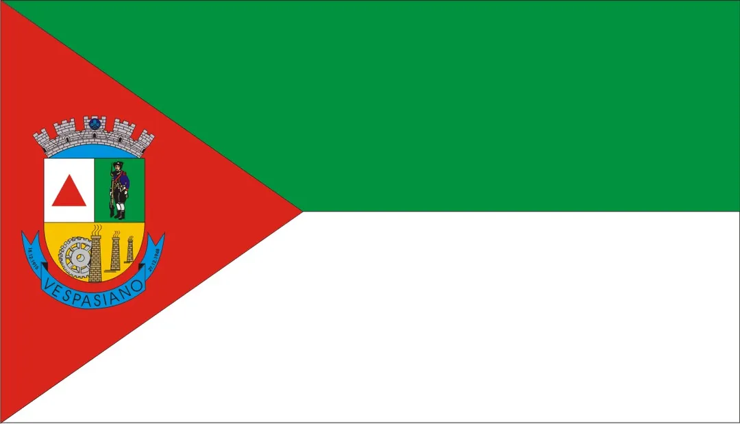 Bandeira do município de Vespasiano, MG, Brasil