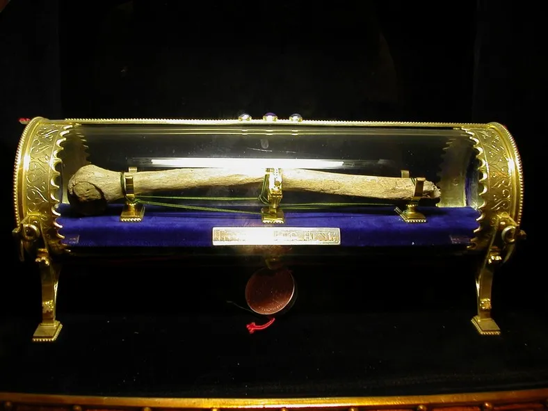 A relic photografed in a church in Veszprem (Hungary)