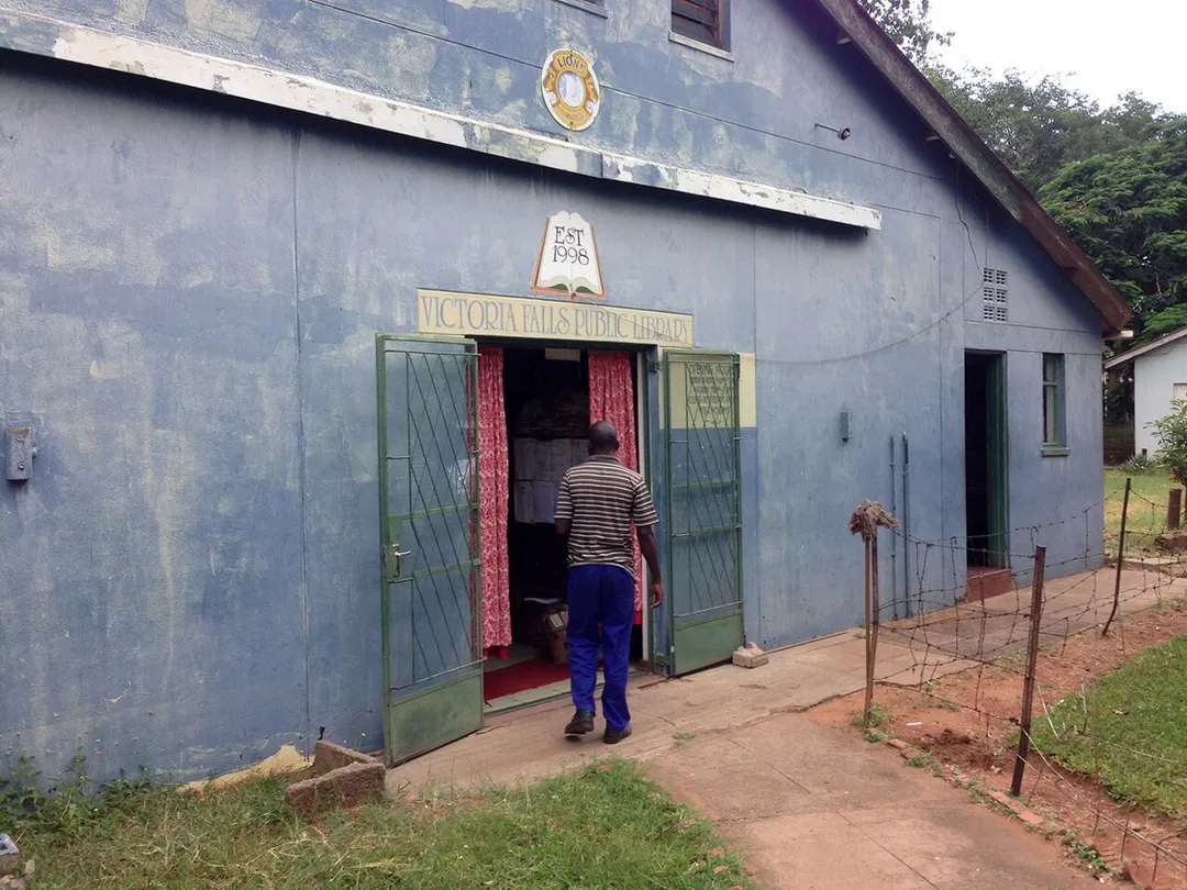 Public Library (est. 1998) in Victoria Falls, Zimbabwe