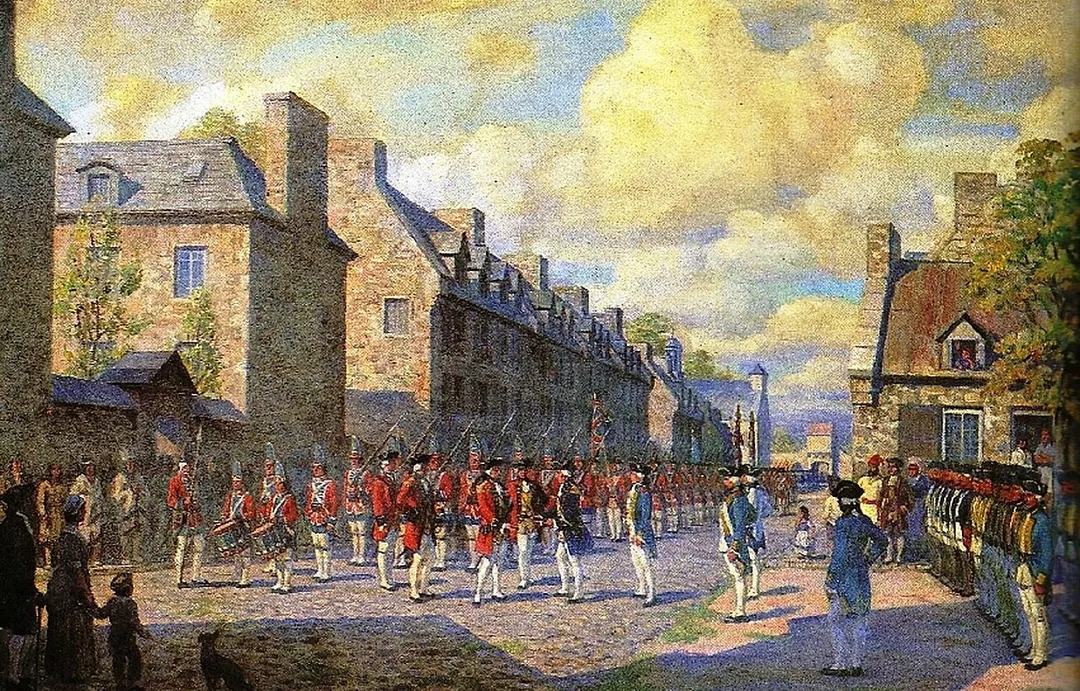 Capitulation of Montréal in 1760