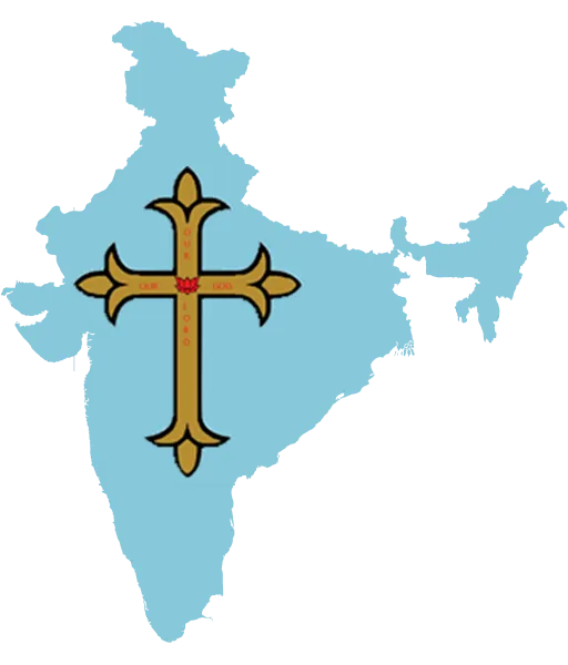 India image with golden cross