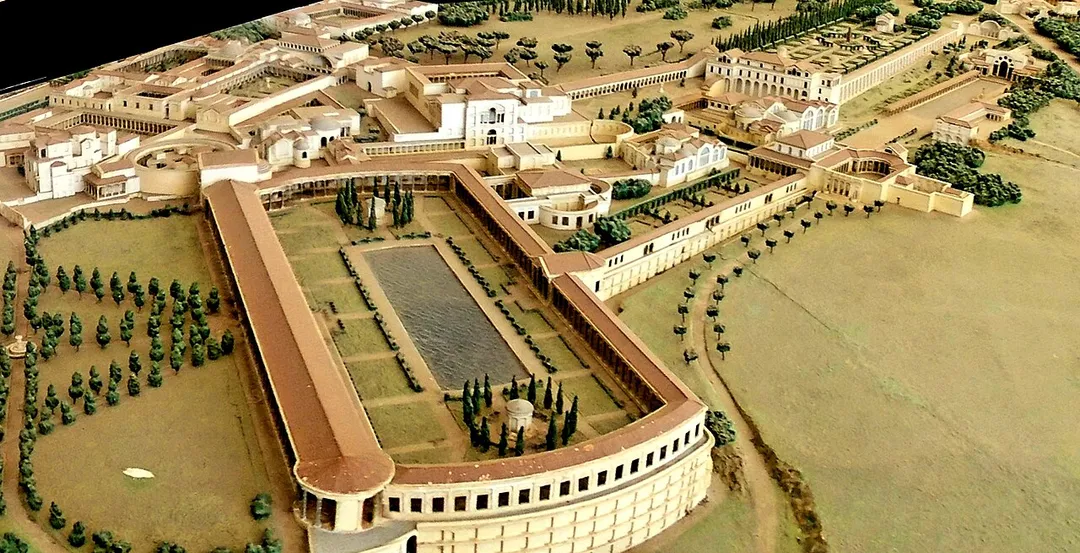 Maquette de la Villa Hadriana.