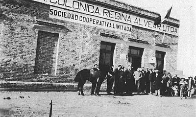 The coperative of Colonia Regina, at the end of the 1920s