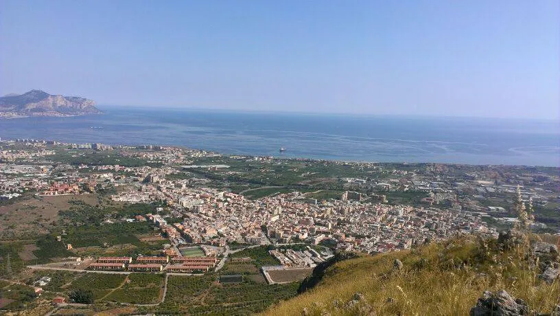 Vista panoramica di Villabate da Montagna Grande