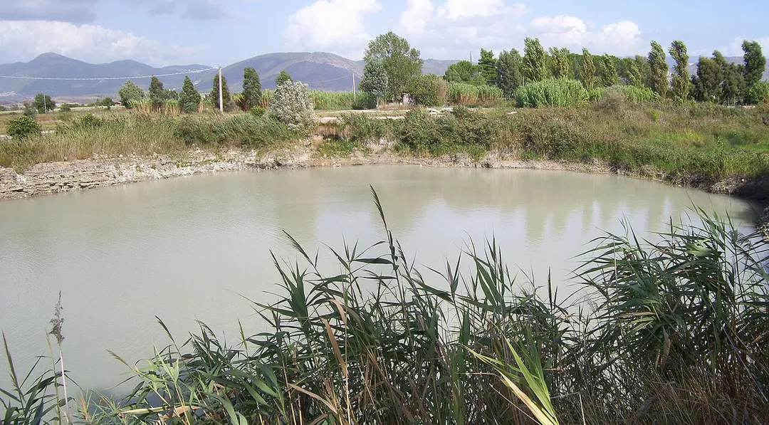 Lago della Regina a Bagni di Tivoli.