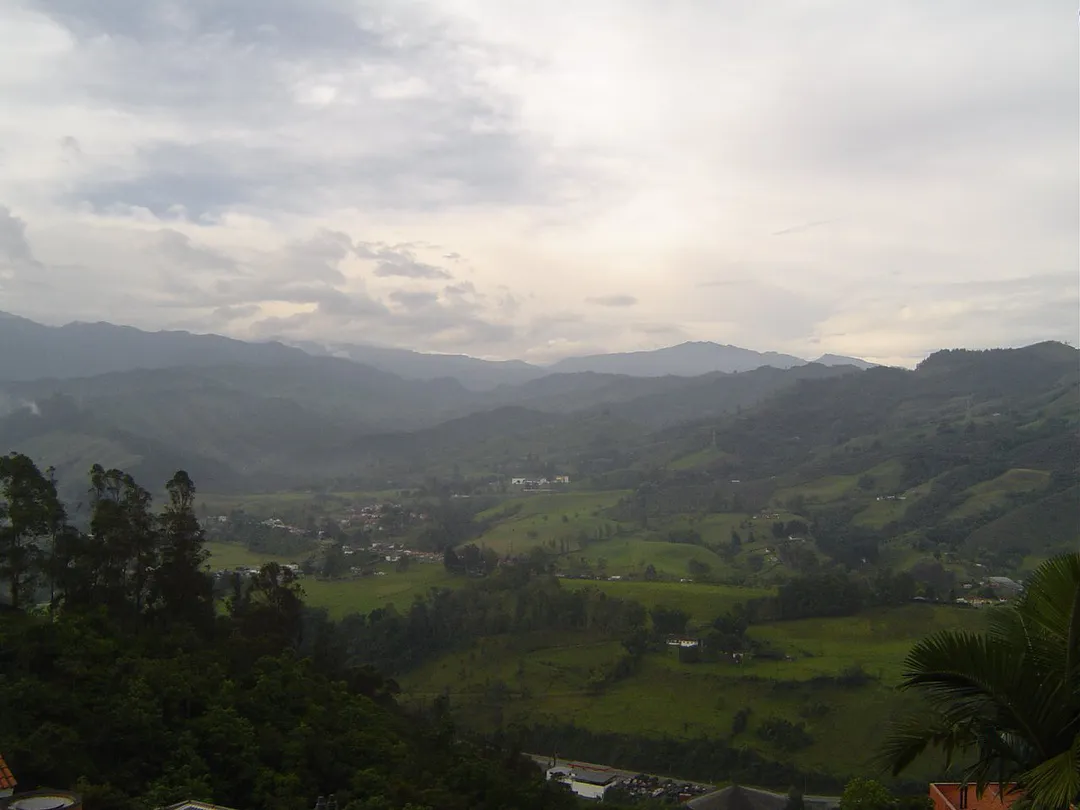 Foto panorámica de La Florida, ubicada en el municipio de Villamaría a pocos minutos de Manizales.