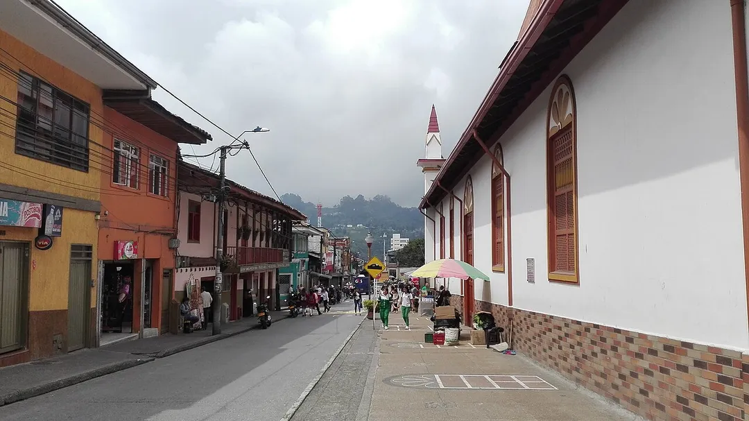 Parque de Villamaría, departamento de Caldas, Colombia.