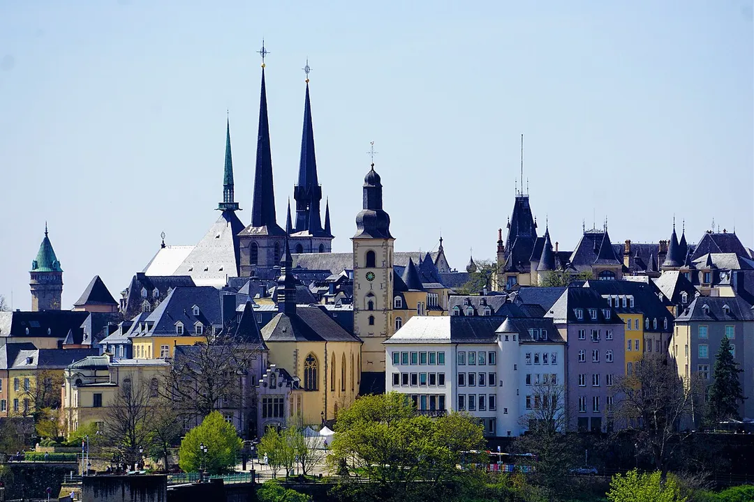 Luxembourg. Vue sur la Vieille-ville.